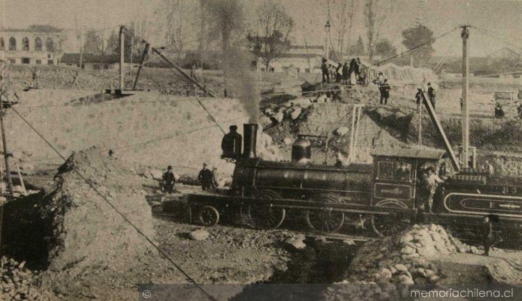 La canalización del Mapocho