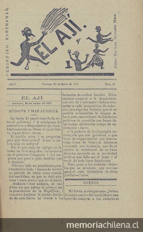 La prensa durante la era Balmaceda.